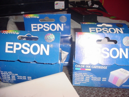 Tinta Epson 720/1440 Tricolor En Su Estuche Original