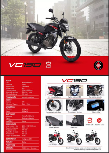 Gilera Vc 150 Patentada $2.399.000 O 12de$323.000 (gx1 Ac1)