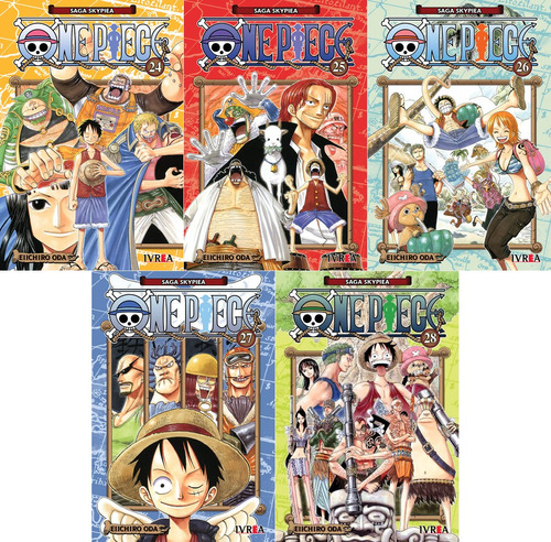 Ivrea Arg - One Piece - Saga Skypiea - 9 Tomos - Nuevo !!