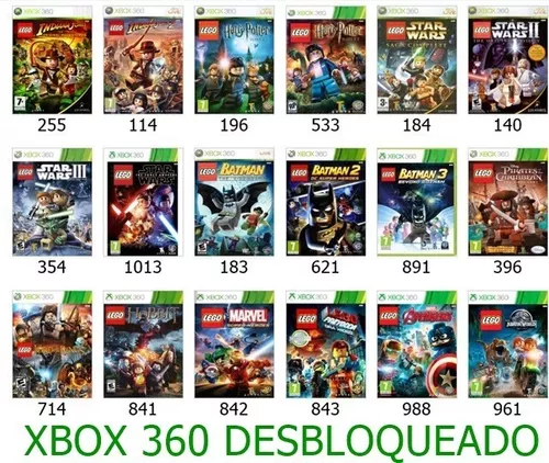 Jogo para Xbox 360 desbloqueado a escolha