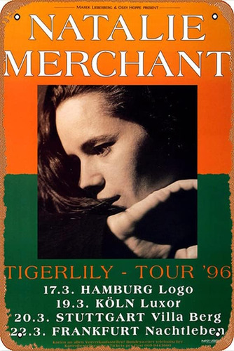 Natalie Merchant - Tigerlily, Tour 1996 - Konzertplakat Meta