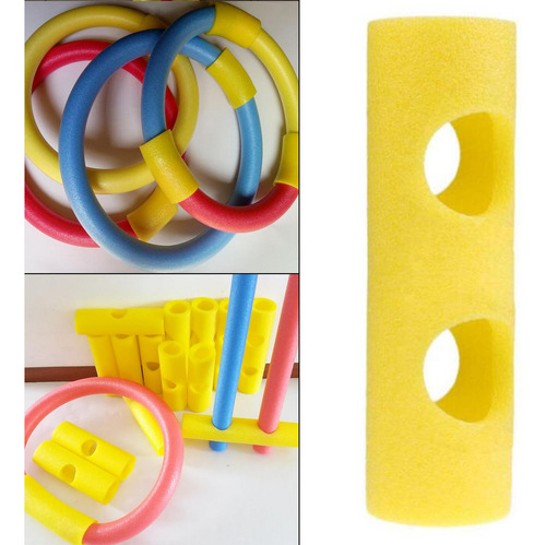 20 X 2-20 Pacotes De Macarrão De Piscina Com Furo 20 Peças