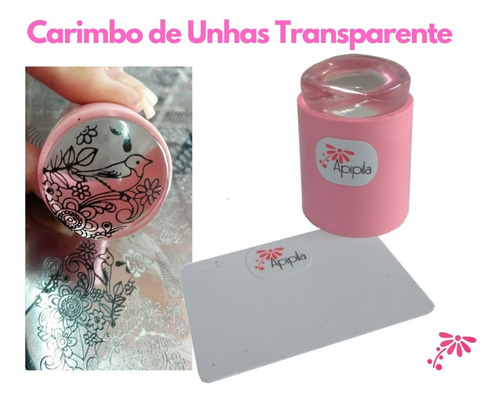 Imagem 5 de 9 de Kit De Placas E Carimbos De Unhas Unicórnio P54