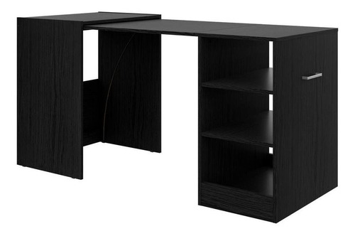 Aparador Bar C/ Mesa Dobrável Multimóveis Ibiza Fg1000 Preto