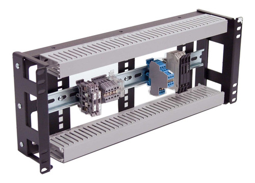 Panel Perfil Bajo Riel Din 4u Rackmount 3.78