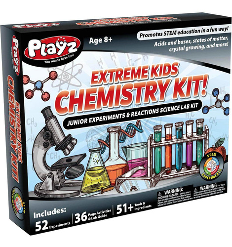 Kit De Ciencias Playz Stem Extreme Kids Chemistry Junior Ktc