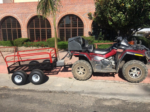 Remolque Para Cuatrimoto Rzr, Can Am, Carga 400 Kg 1 Eje