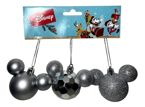 Kit 03 Enfeites Árvore De Natal Mickey Mouse Original Disney