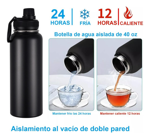 Botella De Agua Fría/caliente De Acero Inoxidable De 1.2
