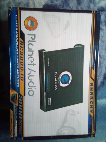 Planta Amplificador Planet Audio 3000 Watts Monoblock 