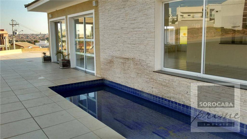Imagem 11 de 21 de Sobrado Com 3 Dormitórios À Venda, 209 M² Por R$ 960.000,00 - Condomínio Villagio Milano - Sorocaba/sp - So0040