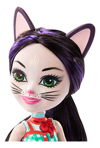 Boneca Enchantimals Ciesta Cat Com Boneco De Alpinista De 6