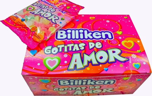 Gotitas De Amor Billiken  Caramelos Frutal X 12u - Sr Goloso
