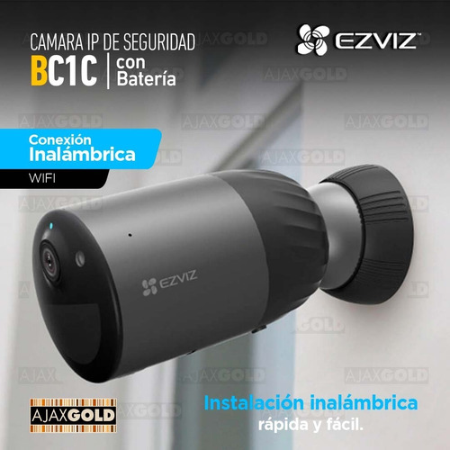 Imagen 4 de 10 de Camara Ip 2 Mp Bateria Alarma Wifi Exterior 1080p Nocturna