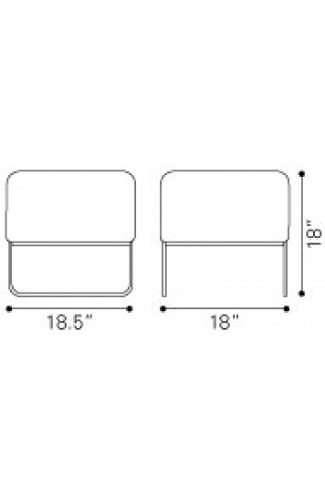 Imagen 3 de 6 de Ottoman Modelo Plush - Espresso Këssa Muebles.