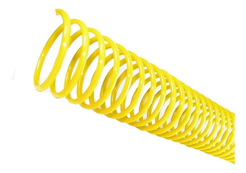 Espiral Para Encadernação Amarelo 14 Mm Para 85 Folhas 100un