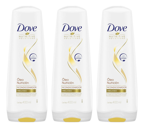 Pack Acondicionador Dove Óleo Nutrición 400 Ml