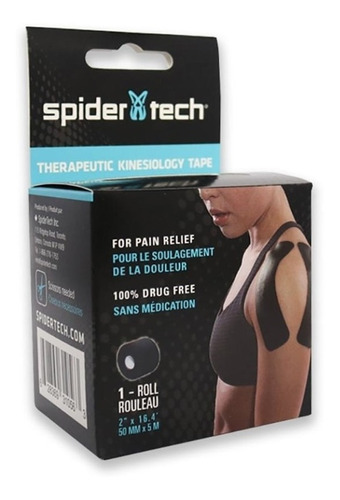 Venda Spidertech Tape Deportiva Kinesiologia Rollo De 5 Mt