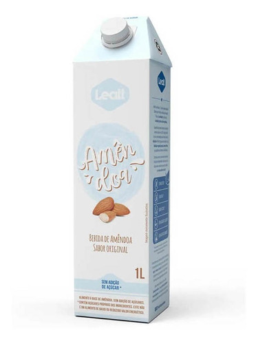 Bebida Vegetal De Amêndoas Original - Leatt (01 Unidade)