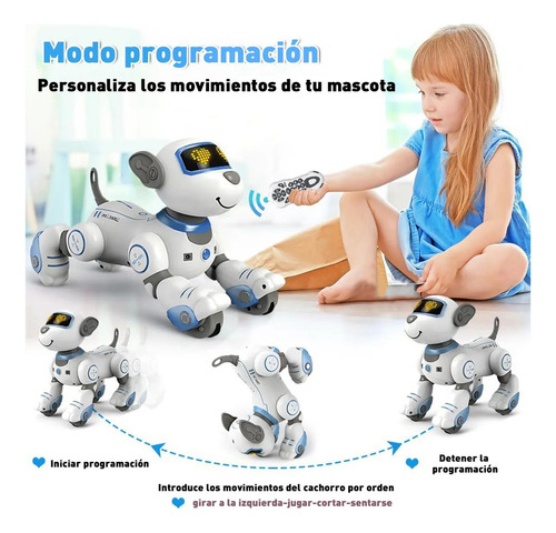 -- Perro Robot De Control Remoto Jueguete Robot Inteligente