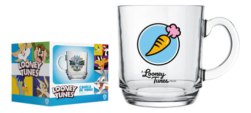 Caneca Aspen Looney Tunes 300ml - Pernalonga Cor Azul