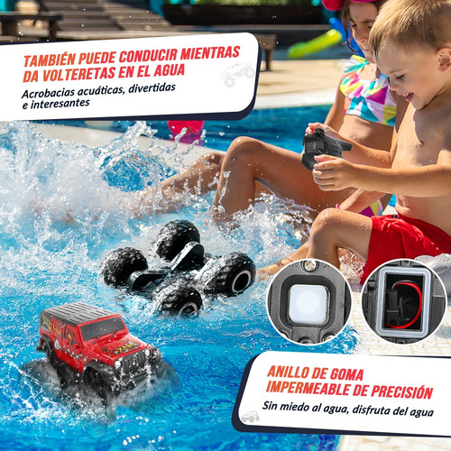 Juguete Carros Control Remoto Todoterr Rc 4x4 Anfibio 360° C