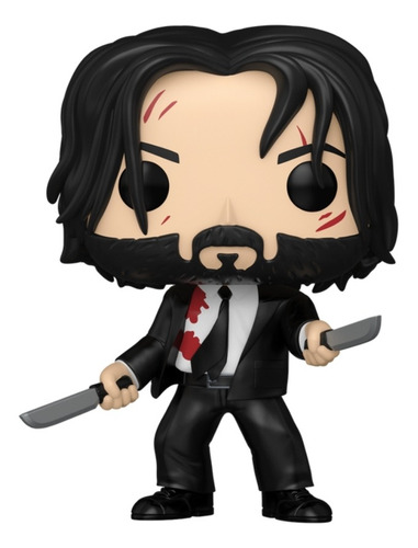 Boneco Funko Pop! John Wick Com Duas Facas Candide