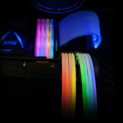 Cable Modding Xpg Prime Extensión Vga Pci-e 8-pin Argb Color