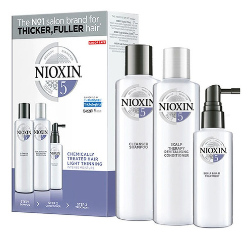 Kit Nioxin Sistema 5 - Shampoo E Cond 300ml + Leavein 100ml