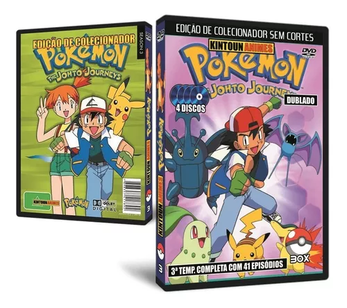 Dvd Pokémon 2ª Temporada Completa E Dublada