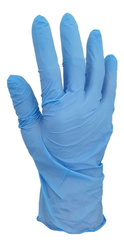 Luva De Proteção Safety Bio (cx 100) Fina Azul Ca 41296 