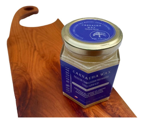 Cera De Carnauba Y Abejas, Sellador Para Maderas Y Cueros.
