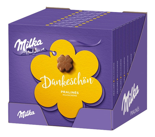 Chocolate Chocolates Milka Praline 110 Gramos 20 Bombones
