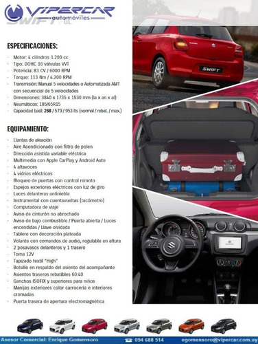 Suzuki Swift Gl 1.2 2021 0km