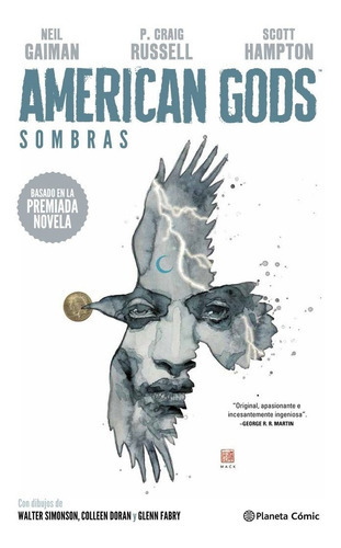 American Gods Sombras Tomo Nãâº 01/03, De Gaiman, Neil. Editorial Planeta Comic, Tapa Dura En Español