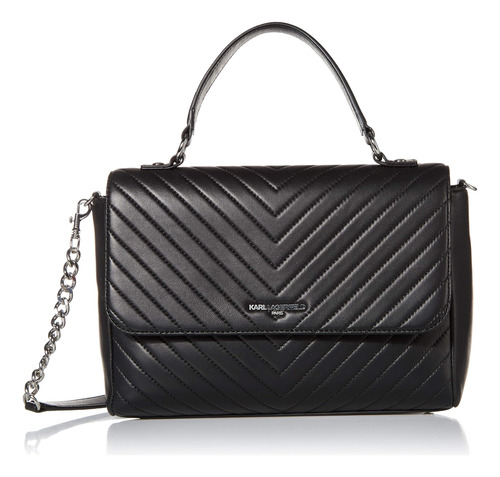 Karl Lagerfeld Paris Charlotte Top Handle Satchel Bag Para M