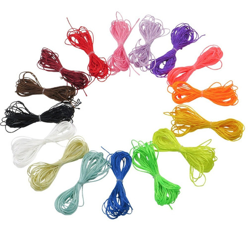 Hilo Polyester Para Nudos Corredizos Pulsera Tejido X12 Unid