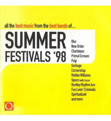 Artistas Varios - Q Presents Summer Festivals `98 (brit Pop)