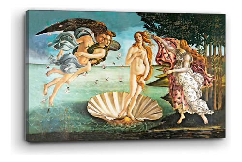 Cuadro Moderno Canvas Nacimiento De Venus Boticelli 90x140cm