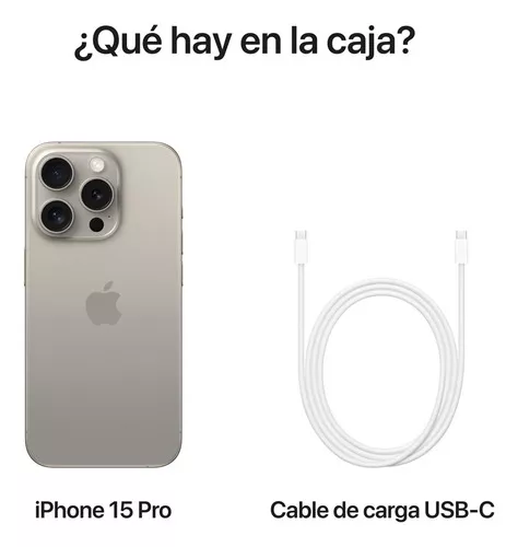 Apple iPhone 15 Pro 256GB  Titanio natural - Compudemano