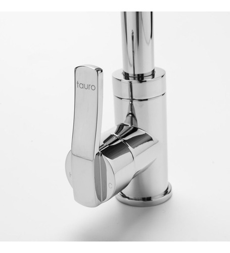 Griferia De Lujo Monocomando Cocina Tauro Design Cromo