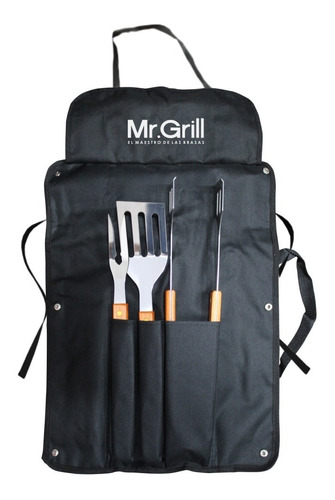 Mr. Grill - Mandil Con Utensilios. 