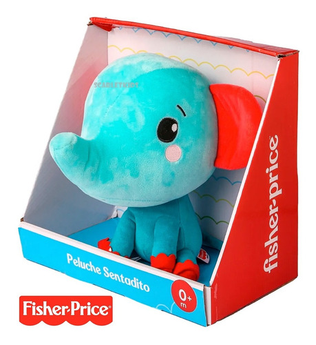 Imagen 3 de 7 de Fisher Price Peluche Sentado Animales Original Scarlet Kids