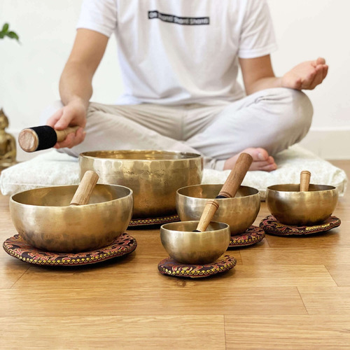 Yogateria Orin Sino Tigela Tibetana 7 Metais Sagrados 13cm