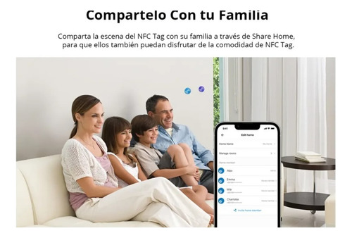 Sonoff Nfc Tag-2 X Chip Ntag215 540 Bytes Autoadhesivo