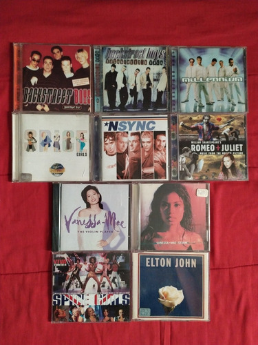 Backstreet Boys Spice Girls Nsync Elton John Vanessa Mae