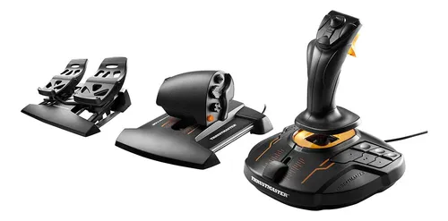 Joystick Flight Pack Thrustmaster T16000m Fcs Para Pc/window
