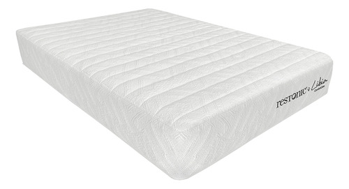 Colchón Queen Size Restonic Libia Suave 24 Cm Blanco