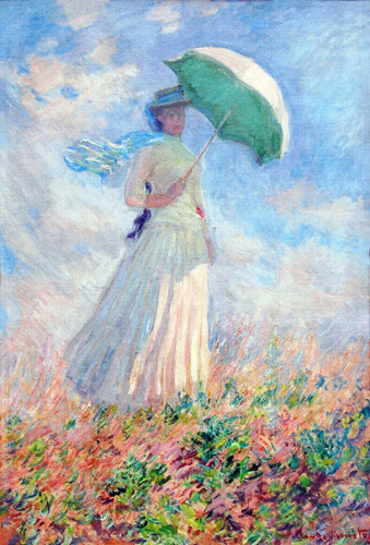 Vinilo Decorativo 40x60cm Claude Monet Pintor Pintura M4