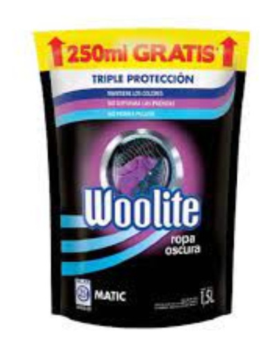 Woolite Ropa Oscura 1,5 Lts 